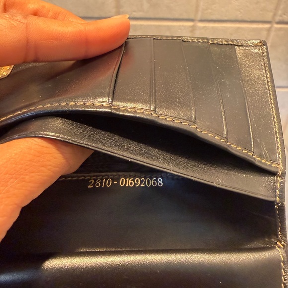 Fendi Pequin Striped Kisslock Wallet - Picture 12 of 14